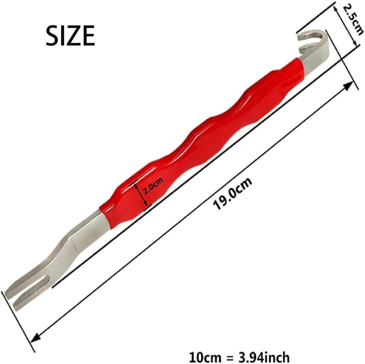 Automotive Electrical Terminal Connector Separator Removal Tool, Electrical Connector Separator Tool, Wire Terminal Removal Tool, for Most Vehicle (2pcs*Red)