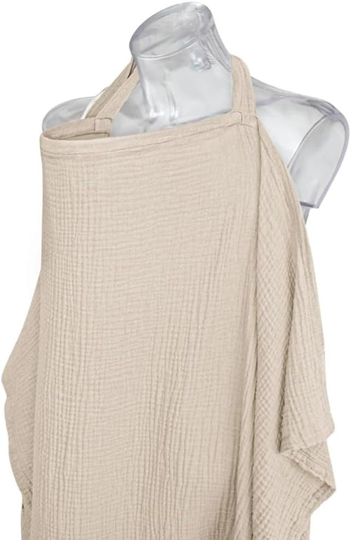 Poemtian Nursing Cover for Baby Breastfeeding Nursing Cover Poncho for Privacy Multi-use Adjustable Nursing Apron Cover Soft and Breathable Breastfeeding Supplies for Mother