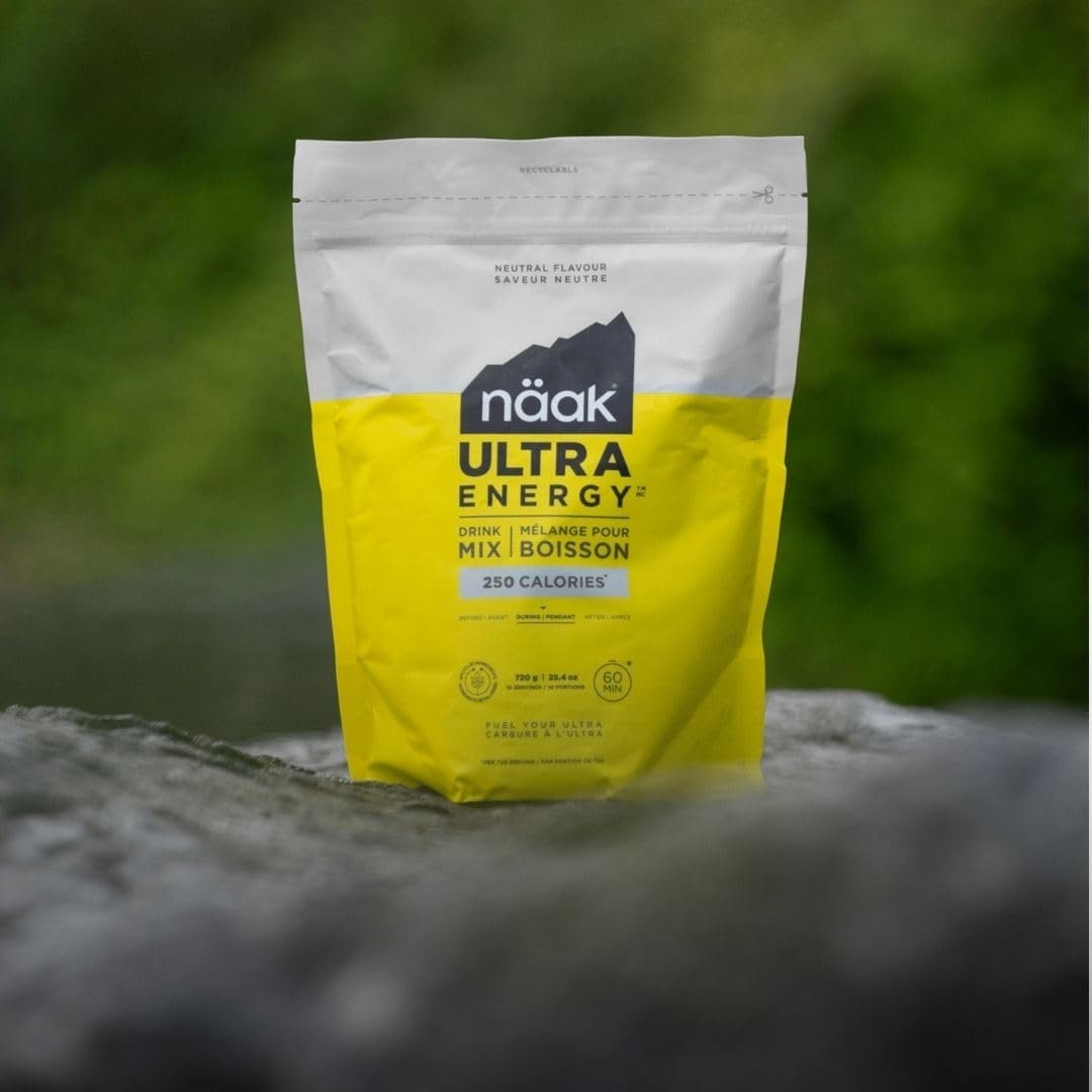 NÄAK Drink Mixes Ultra Energy™, 10 servings, 720g | Sport hydration Mix, electrolytes, BCAAs developed for athletes and performance | Vegan, Plant-Based Protein, Non GMO, gluten free (Neutral)