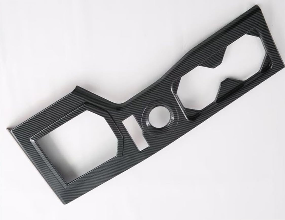Carbon Fiber Style Gear Shift Panel Cover Fit for Mitsubishi Triton 2024 2025 Interior Accessories