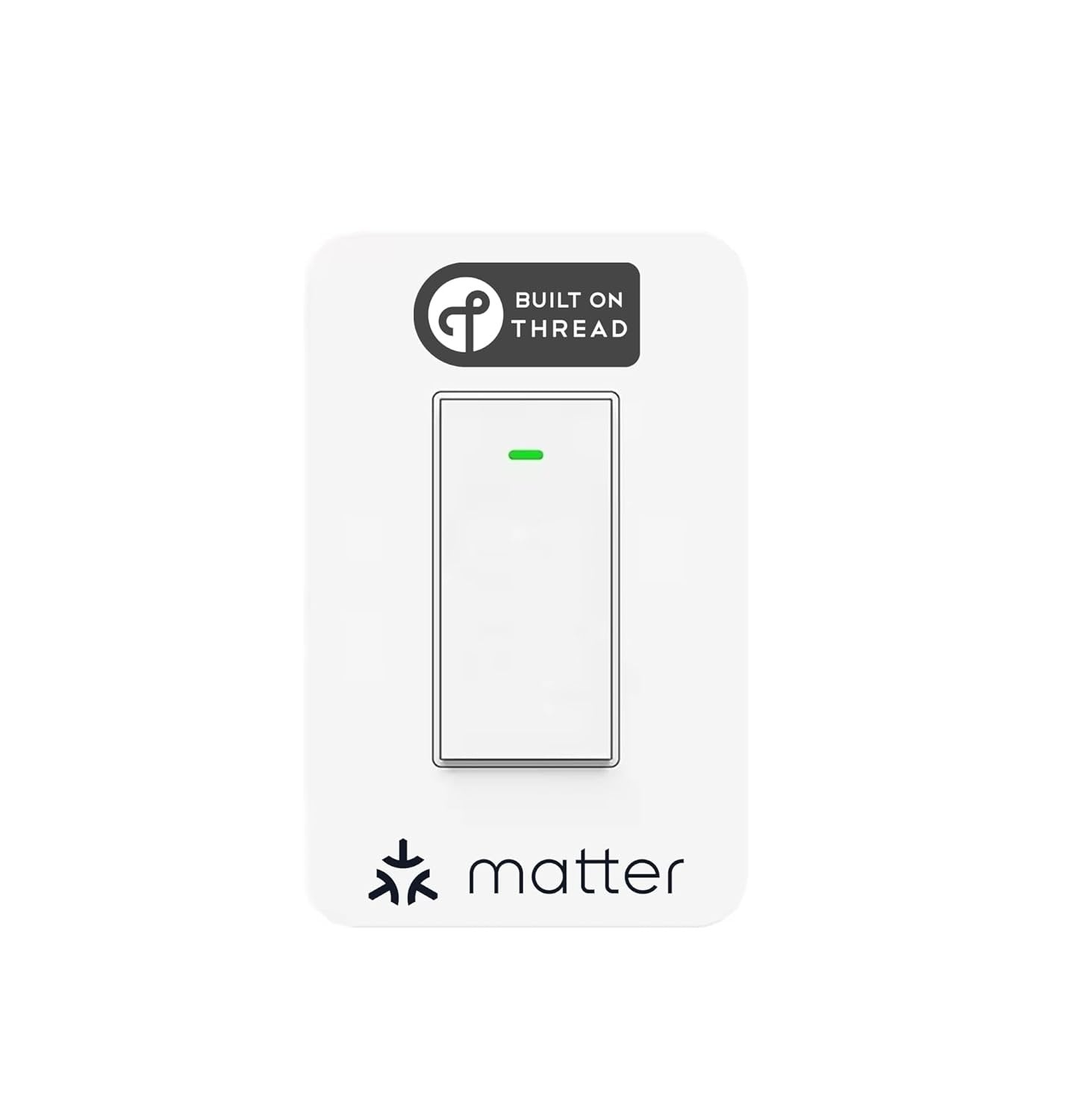 SmartSetup Matter Thread Smart Switch, App & Voice Control, Thread, Works with Homekit, Alexa, Google Home, SmartThings, 100% Privacy, Neutral Wire Required