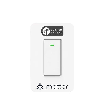 SmartSetup Matter Thread Smart Switch, App & Voice Control, Thread, Works with Homekit, Alexa, Google Home, SmartThings, 100% Privacy, Neutral Wire Required
