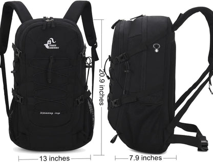 Bseash 40L Waterproof Hiking Camping Backpack with Rain Cover, Lightweight Outdoor Sport Travel Daypack for Climbing Skiing