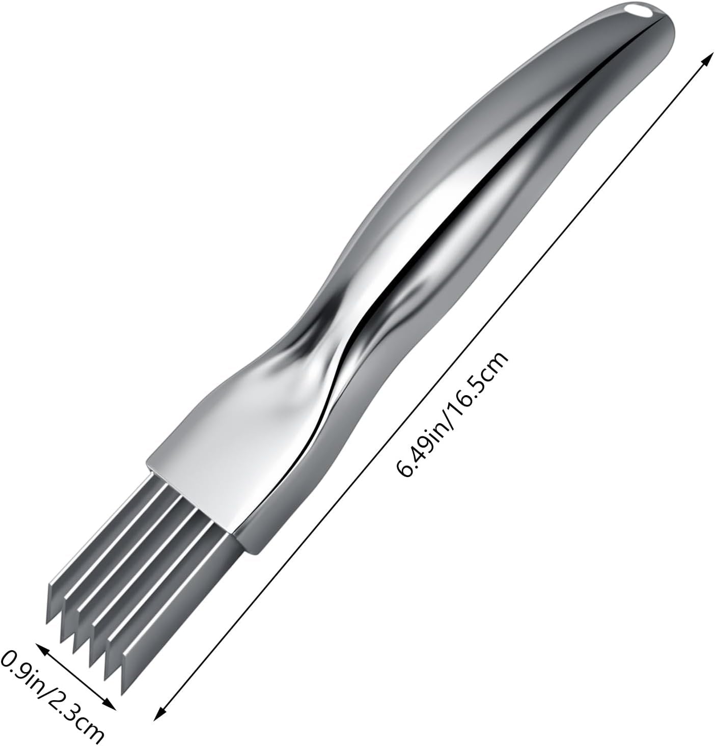 Silk Shallot Knife, Stainless Steel Onion Slicer, Vegetable Slicer, Onion Slicer, Garlic, Homemade Slicer, Multifunction Food Slicer, Kitchen Gadget