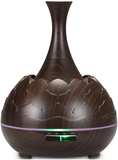 400ml Smart WiFi Wireless Essential Oil Aromatherapy Diffuser with App Voice Control Ultrasonic Diffuser Humidifier for Office Home Car (A)