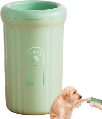 Apujent Dog Paw Washer | Pet Muddy Foot Cleaning Cup - Non-Slip Portable Paw Cleaner for Dogs, Fits Small Medium Large Breeds, Daily Grooming for Post-Walk Cleaning, Travel
