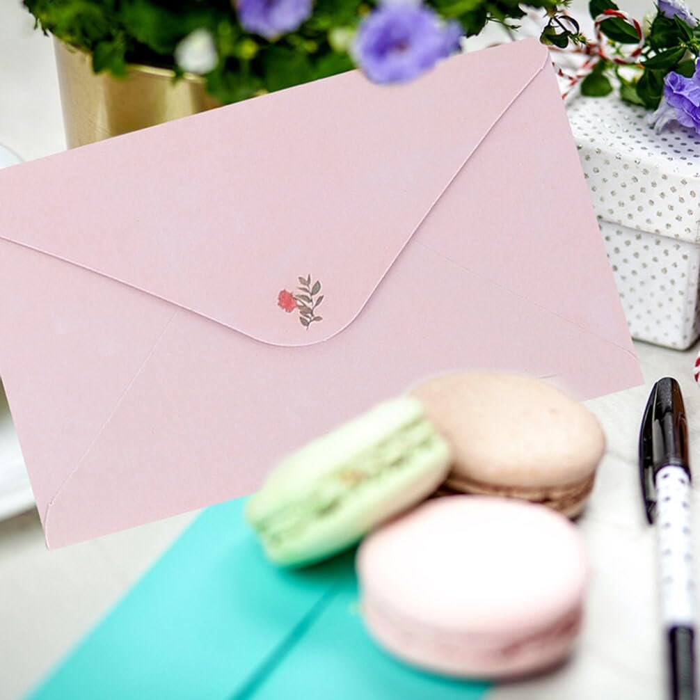NUOBESTY A5 Stationary Paper and Envelopes Set, 24PCS Floral Stationery Writing Paper 12PCS Matching Envelopes Lined Printing Paper for Home Office School