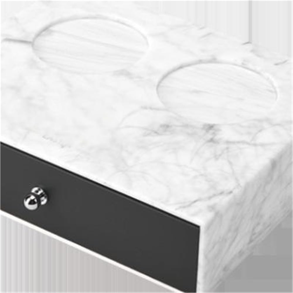 TRgqify-KM Acrylic Bathroom Organizer with Cup Holder & Bottom Storage Drawer Multi-Purpose Shelf Unit for Shower Toiletries Kitchen Counter Home Hotel Space-Saving Storage Solution(Style1)