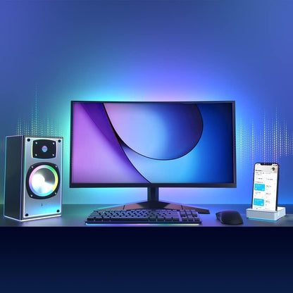 TP-Link Tapo Smart Wi-Fi LED Light Strip, 10 metres, Multicolour, Smart Home Decoration, Gaming, Party, Schedule and timer, Voice Control, No Hub Required (Tapo L900-10)