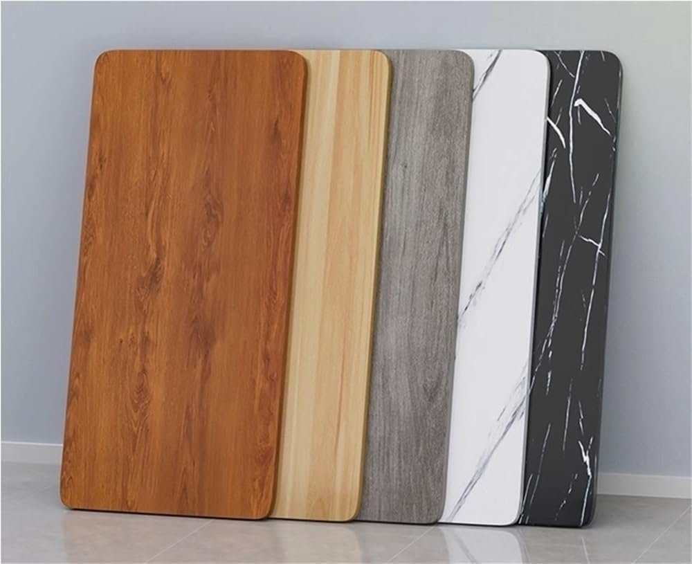 Customizable Wooden Tabletop, Square Wood Board Table Top, Butcher Block Countertop, Desk Top for Office, Kitchen, Dining, DIY Projects(Gray,100x60cm/39.37"x23.6")