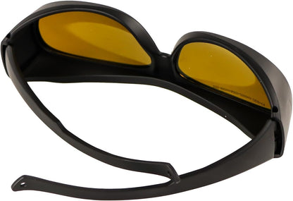 FONLAND Laser Safety Glasses for Laser Engraving Marking OD5+ 200-540nm & 800-2000nm Near Infrared Light, Blu, Green, UV Light Fiber Laser Goggles Eye Protection