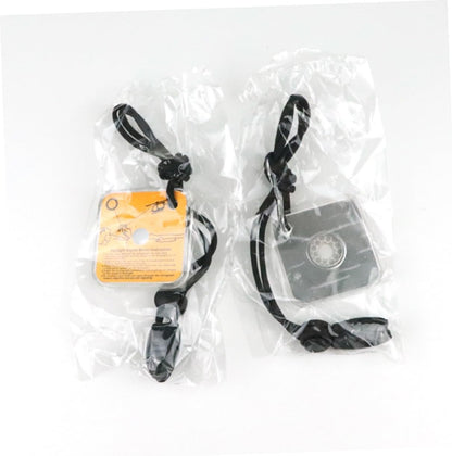 Kisangel Outdoor Signal Mirror Retroreflector Emergency Survival Mirror Orange for Long Distance