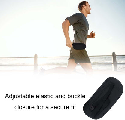 YuanYouTong Travel Money Belt, Passport Holder, Fanny Pack for Women Men, Waterproof Travel Wallet Hidden Waist Bag Outdoor Bum Bag for Cash, Credit Card, Travel Documents and Mobile Phone, Black,