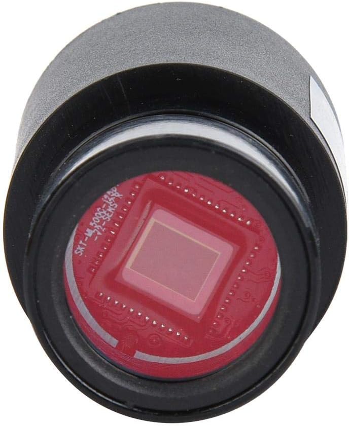 Electronic Microscope Eyepiece 1.3MP USB 2.0 Electronic Eyepiece with Two Microscope Adapter Rings 23.2mm 30.5mm 30.5mm Plug and Play