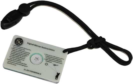 BESPORTBLE Tools Multi-Function Signal Mirror Reflective Mirror Survival Mirror Reflector Outdoor Accessories