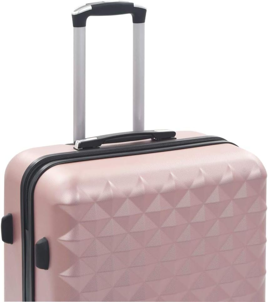 vidaXL Set of 3 Hard Suitcases ABS Travel Trolley Luggage Multicolor