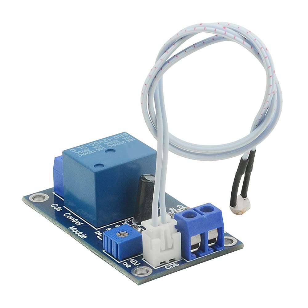 WMYCONGCONG 4 PCS XH-M131 DC 12V Light Automatic Control Switch Photoresistor Relay Module Detection Sensor with Cable
