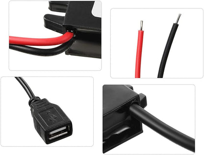 Tiardey 12V to 5V DC Converter Buck Module USB Power Adapter DC Power Adapter Converter DC to DC Regulator Power Converter for Car