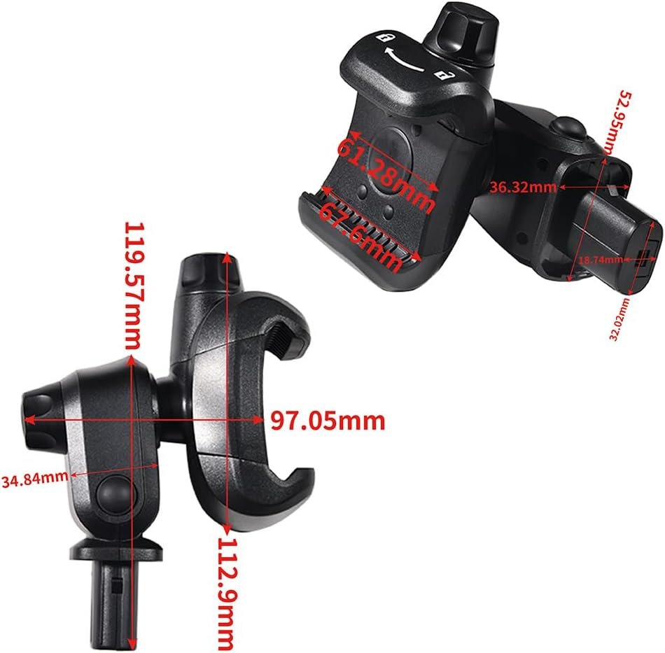 CANJPTON Mobile Phone Holder Compatible with Fiat Panda 735664419