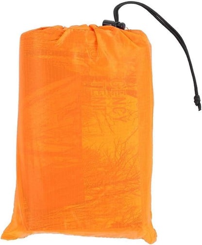 Emergency Sleeping Bag, Orange Thermal Survival Sleeping Sack, Survival Blanket, Reusable Camping Travel Tent for Backpacking Hiking