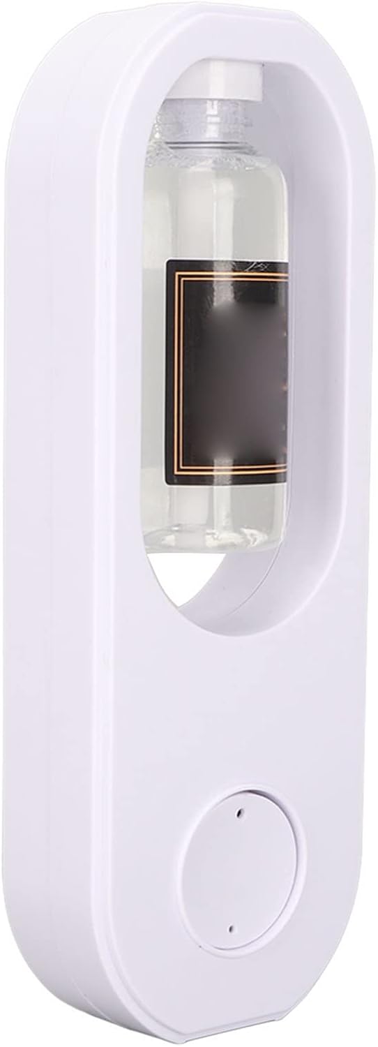 Automatic Fragrance Dispenser with Adjustable 3 Gears | USB Charging Essential Oil Diffuser | Wall Mounted & Desktop Aromatherapy for Bedroom & Bathroom | White