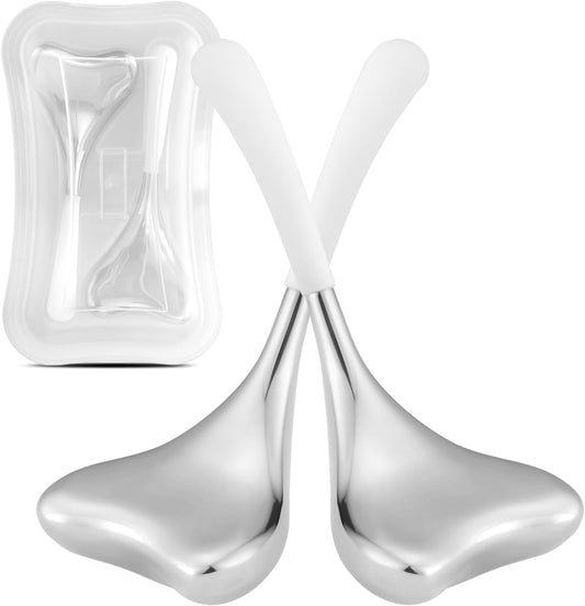 Cryo Sticks for Face - Gua Sha and Massage 2-in-1, Ice Globes-Facial Skin Care Tools for Women, Cold Globes for Facials, Cooling Face Globes
