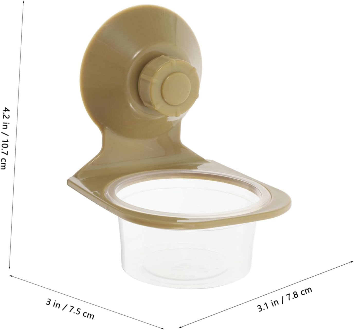 GANAZONO Sturdy Material Reptile Food Bowl Large Capacity for Tortoise Lizard Feeding Watering