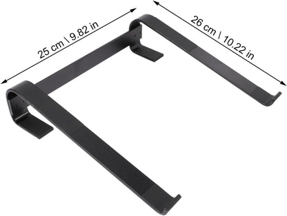 TEHAUX Aluminum Alloy Laptop Riser Holder for Desk Ergonomic Cooling Stand with Non Slip Pads Supports Laptops Durable and Stable
