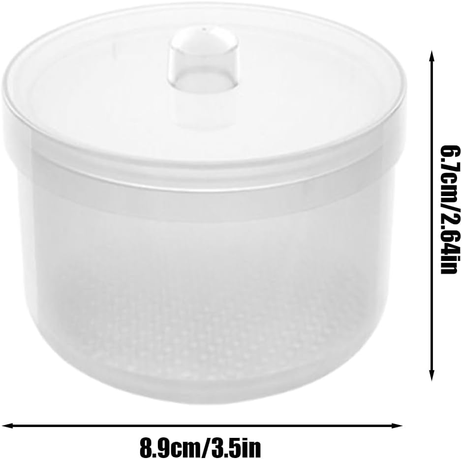 Nail Tool Sterilizer Box, portatile a lungo termine per la pulizia del contenitore, Clippers Files and Scissors, 3,5 x 2,64 Inches for Use in Travel Salon Pedicure Home Personal Nail Care Routines