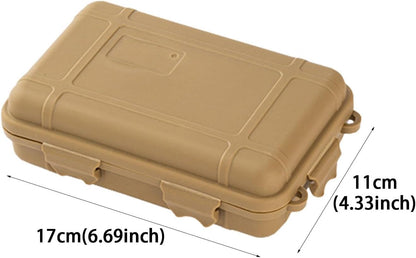 Survival Gear Storage Box, Outdoor Survival Tool Set Box, Waterproof Shockproof Large-Size Sealed Storage Box Pressure-Proof For Outdoor Items