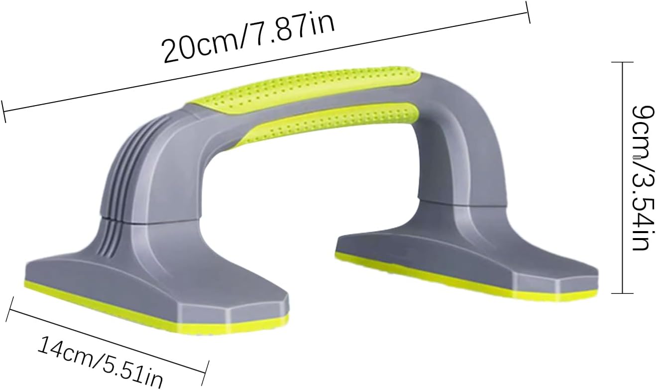 Push Up Handles, Pushup Grips, Upper Body Fitness Gear, Calisthenics Exerciser With Elbow And Wrist Protection, Push-Up Bar Set For Men, Floor Workout Equipment, 7.87x5.51x3.54in