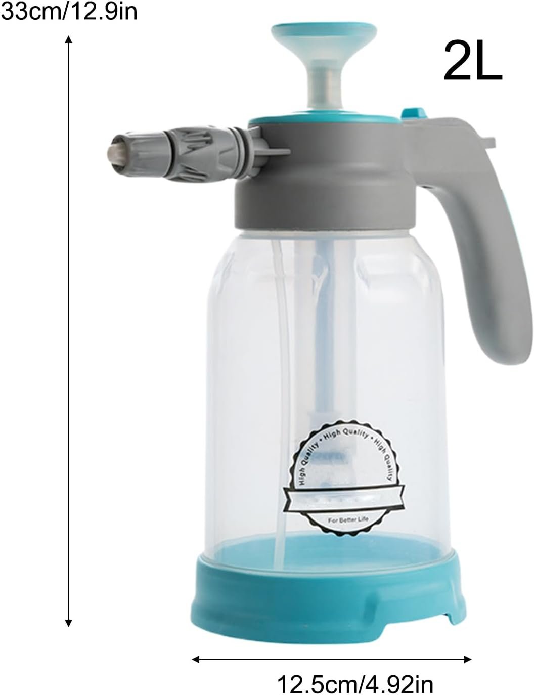 Car Wash Nozzle, Portable Foam Sprayer, Vehicle Soap Dispenser, 12.99 x 4.92 Inch High-Pressure Spray Power, Adjustable Foam Output, Ideal for Auto Detailing & Home Cleaning