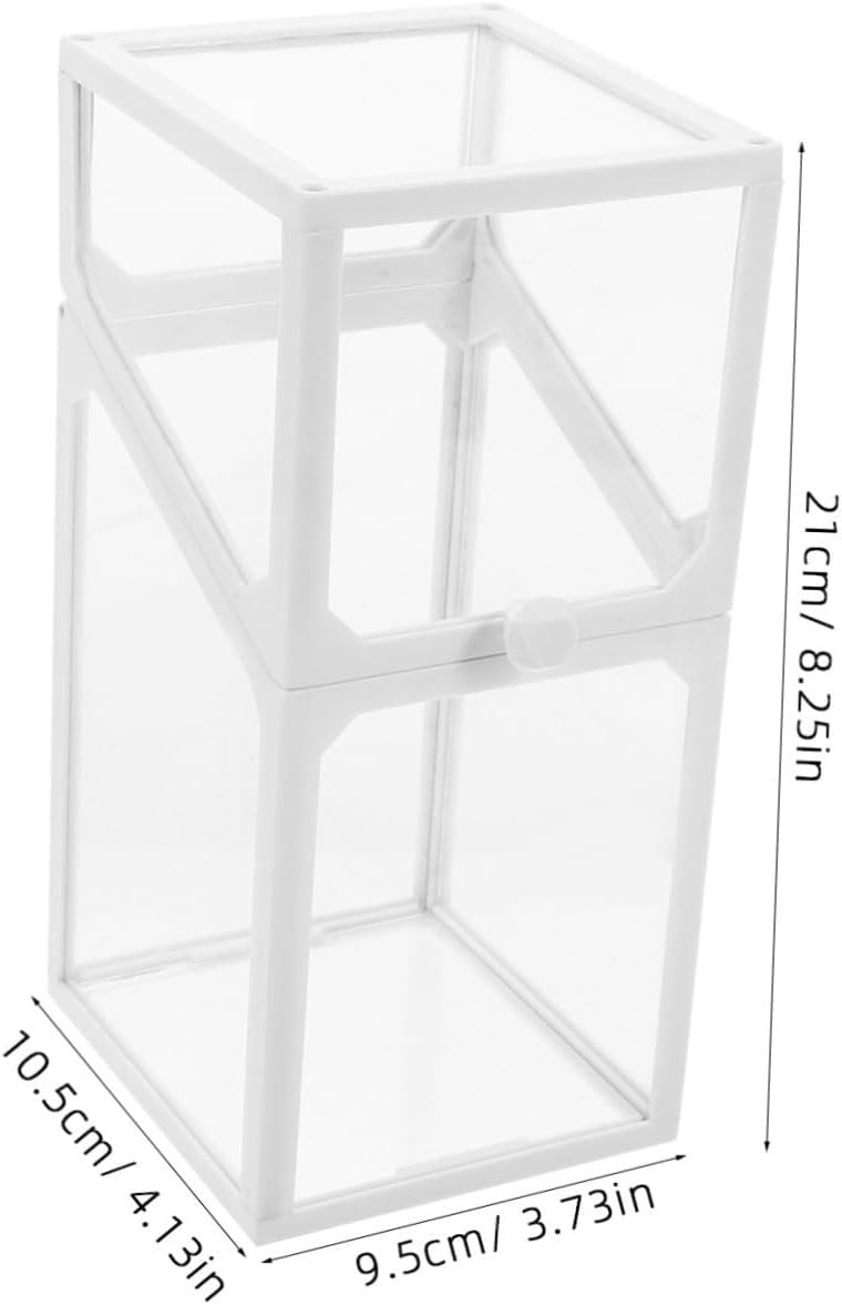 DOITOOL Clear Pencil Box Organizer Capacity Desk Storage Container for School Supplies Transparent Plastic Pencil Case with Lid for Efficient Workspace Organization