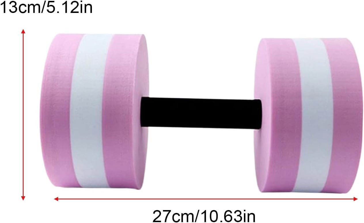 Water Dumbbells, High Density Foam Weights, Aquatic Exercise Set, 2X Adjustable Resistance, Pool Workout Gear, Ideal for Men, Women, Swimming, Water Aerobics Training