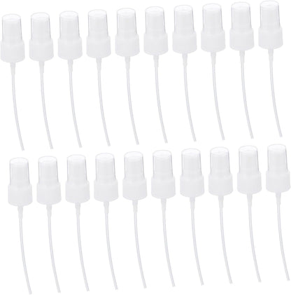 Healeved 20pcs Spray Heads for Mini Perfume Bottles Durable Cosmetic Sprayer Nozzles for Essential Oils Aromatherapy and Cleaning Products