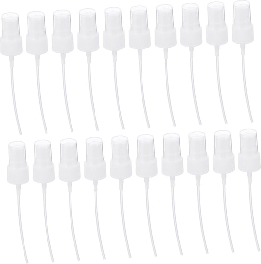 Healeved 20pcs Spray Heads for Mini Perfume Bottles Durable Cosmetic Sprayer Nozzles for Essential Oils Aromatherapy and Cleaning Products
