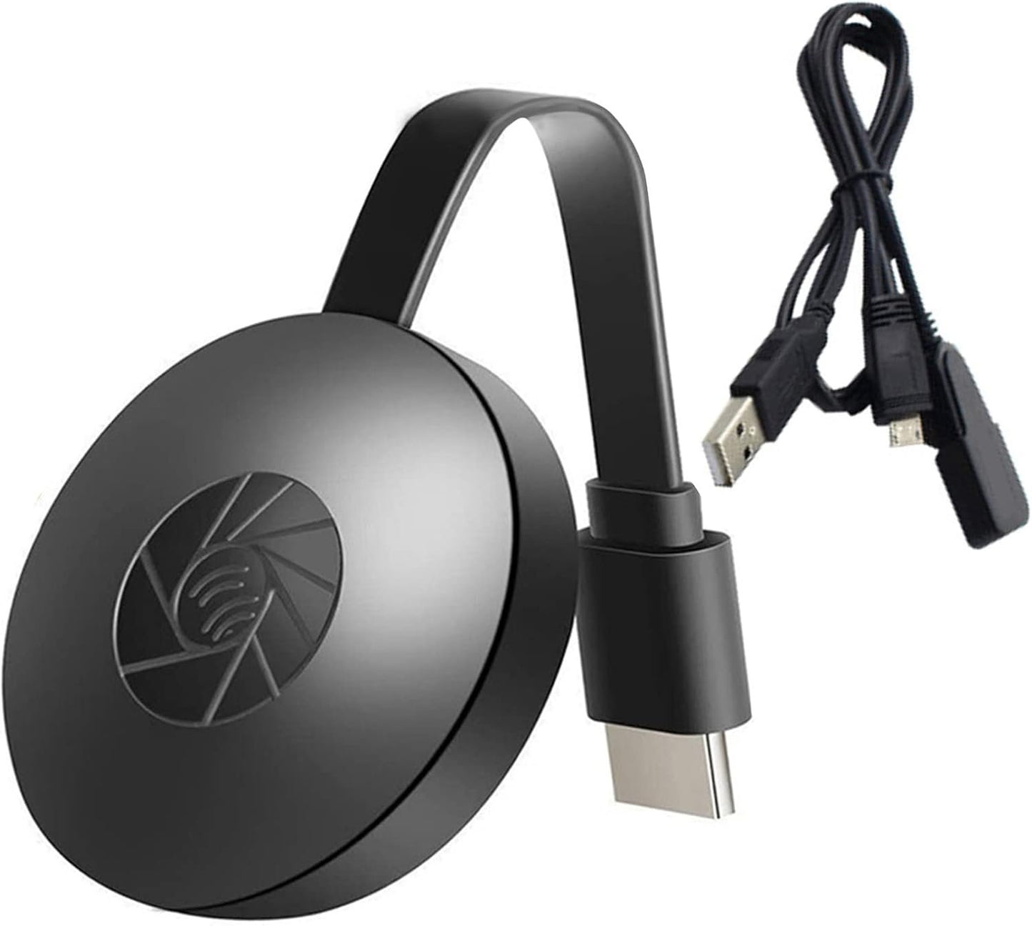 Cordless HDMI Display Dongle Adapter 4K, One Click to Connect, No Delay, No APP Required, Uesd for Laptop PC Smartphone to Streaming Video Audio to HD TV Projector