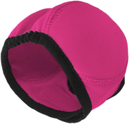 Dog Ear Covers, Puppy Snood Wrap, Bath Grooming Protector, Cloth Washable Pet Headwear, Shower Swimming Ear Guard, Medium Large Fit, Sturdy, Home Use Hygiene