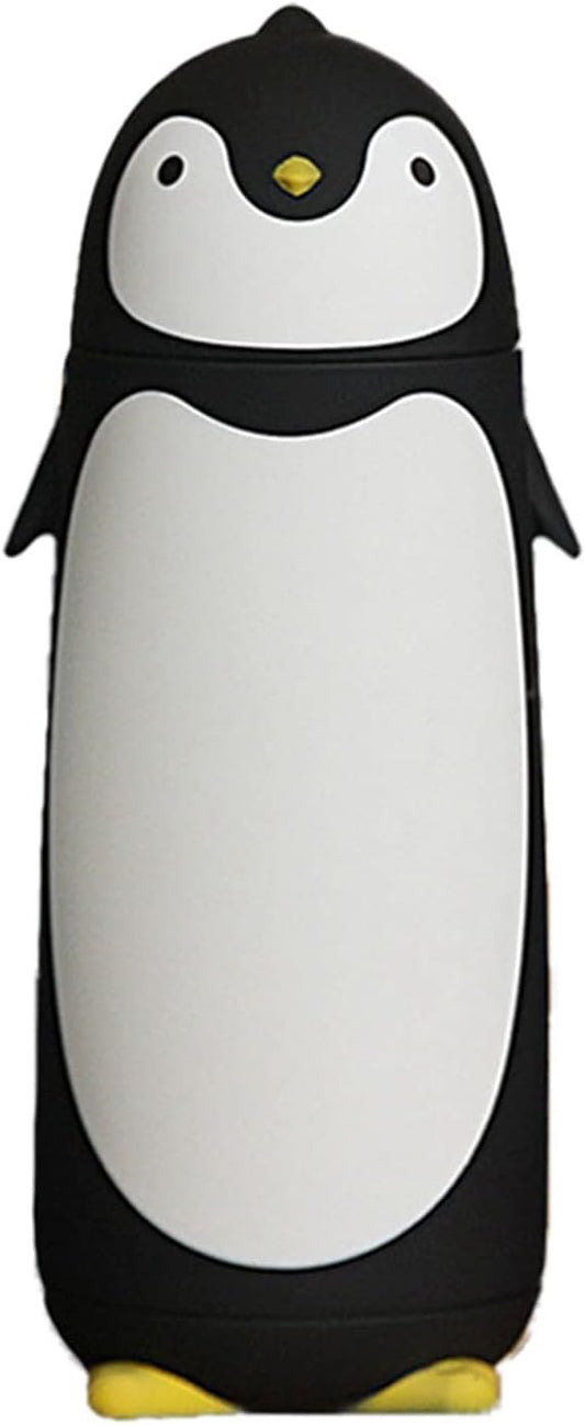 Penguin Cartoon Water Bottle, 300ml Stainless Steel Insulation Water Bottles Creative Thermos Cup Penguin Water Bottle Cartoon Insulated Bottles for Coffee Tea Beverages Travel