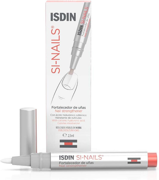 ISDIN Isdin Si-Nails Strengthening for Healthy Nails, Moisturizes Cuticles, Hardens and Promotes Growth, Transparent, 17.5 x 10 x 15.7 cm, 2.5 g