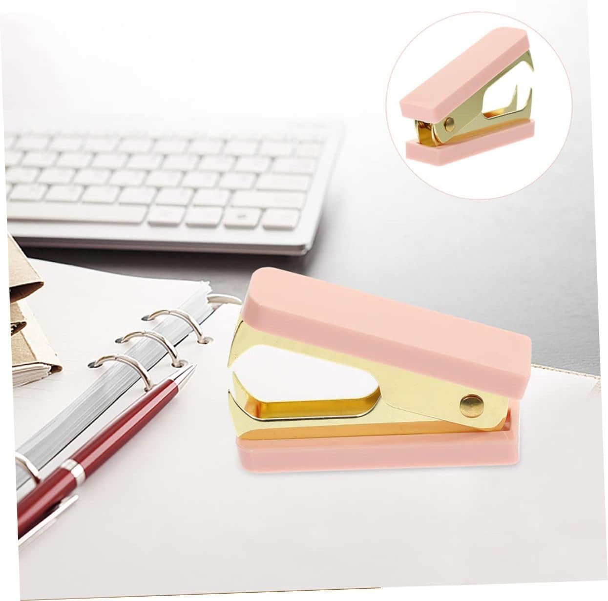 STOBOK 4pcs Ergonomic Staple Remover Tool for Office and Home Use Compact Staple Puller Easy to Carry and Store Non-damaging to Documents Essential Office Accessories