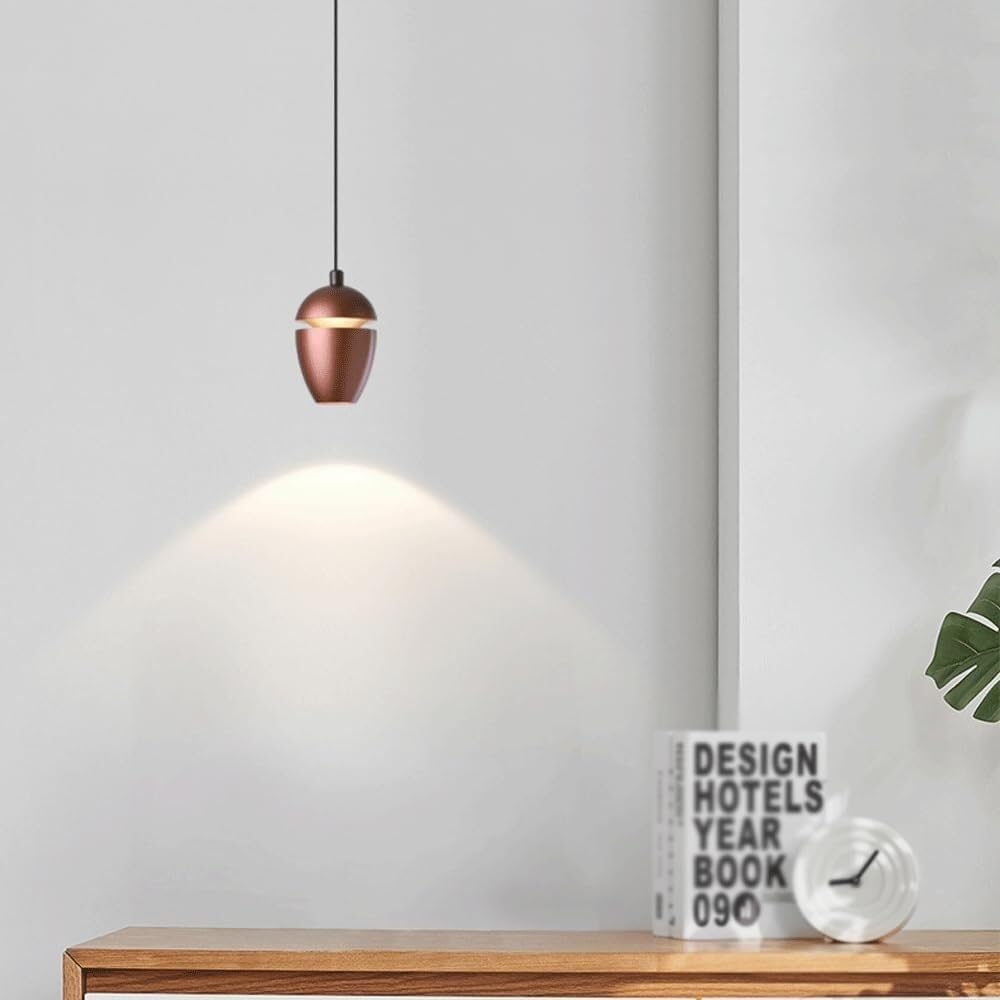 CJLWSLCO Modern Minimalist Bedroom Pendant Light Creative Shape LED Metal Hanging Lamp for Backdrop Living Room Bedside Ambience Chandeliers Showroom Floor Window Cafe Mall Decoration Ceiling Light Fi