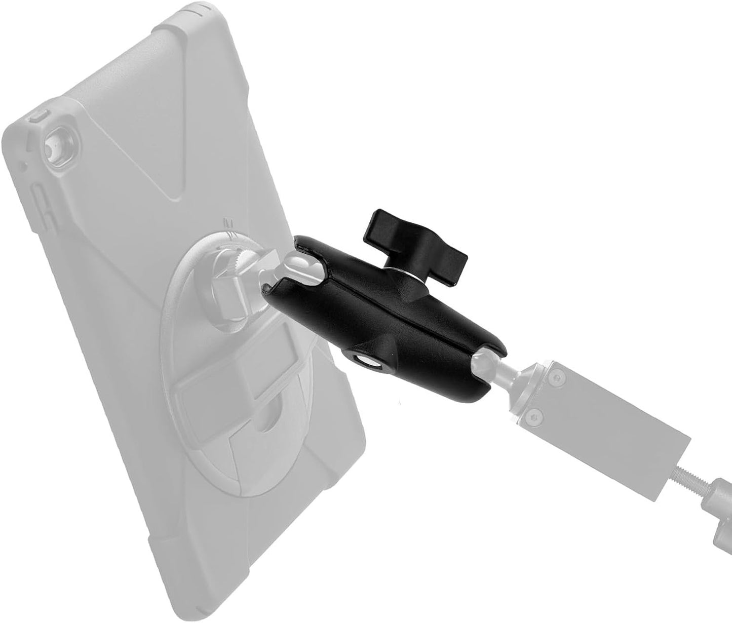 Gosknor Double Socket Arm Mount, 3.62in Aluminum Alloy Double Socket Arm for RAM Mount Phone Holder Bike Truck RAM Mounts Arms for 1" Ball Components