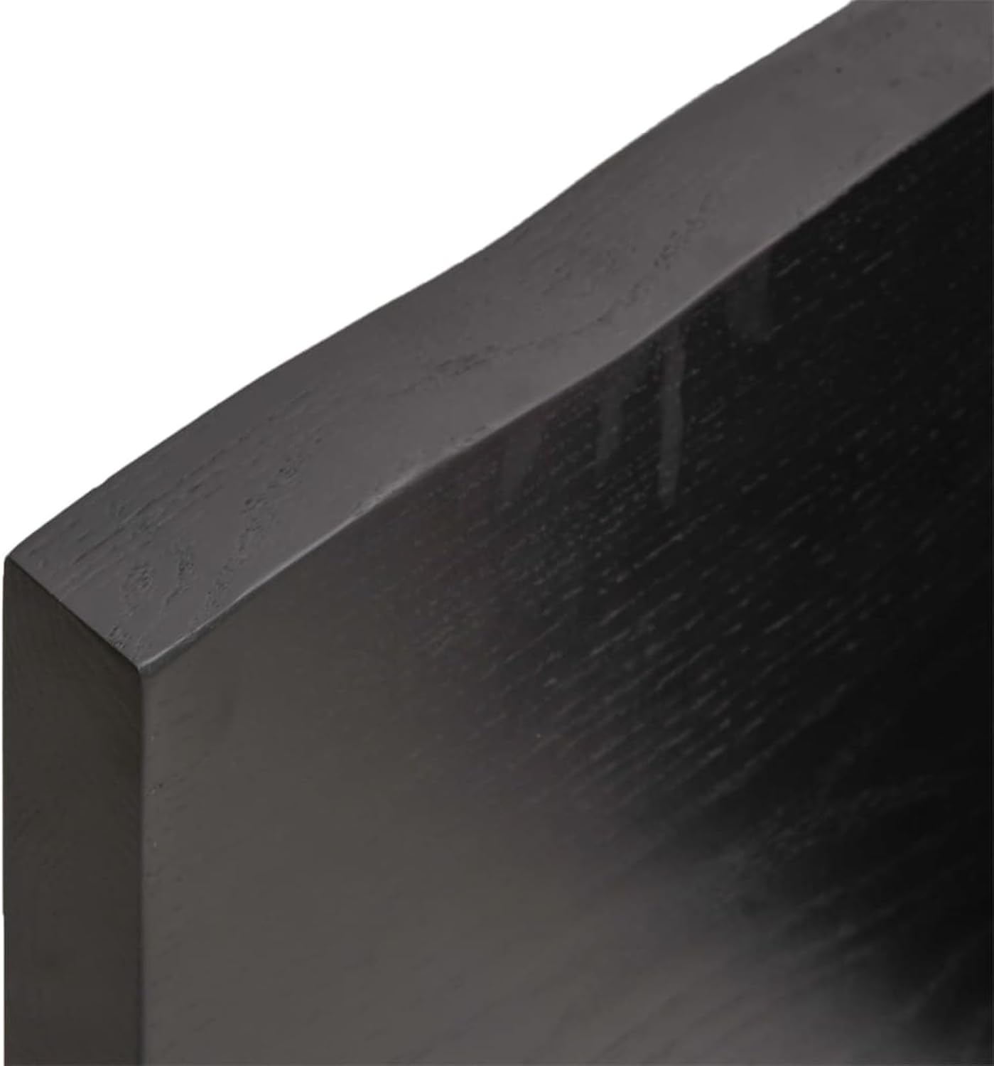 Solid Wood Tabletop, Dark Brown, 120 x 60 x (2-4) cm, Live Edge Design, Replacement for Coffee Table, Kitchen Dining Table, Desk Top, Durable and Stylish