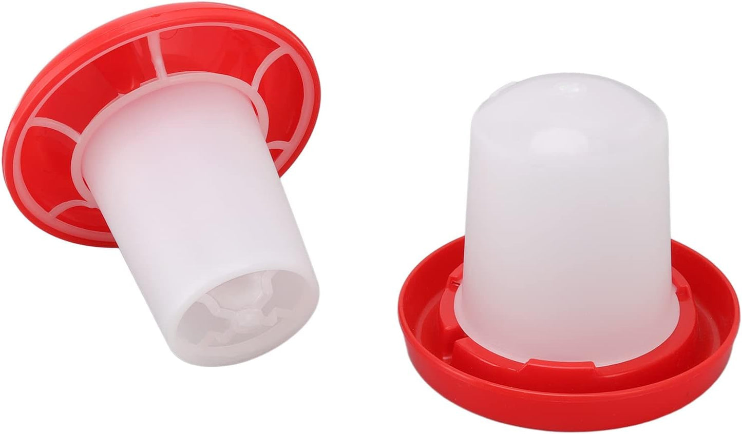 Poultry Feeder and Waterer Combo, Easy to Clean Automatic Feeding and Watering Chick Feeder Resilient for Chicks