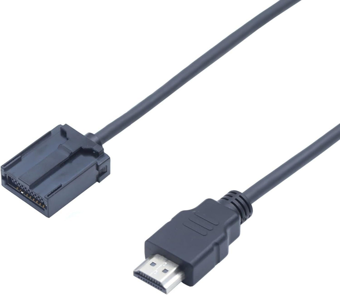 Automotive Entertainment Systems Cable 19Pin to 19Pin Male Converter Cord Dedicated Cable for Car Gaming Streaming