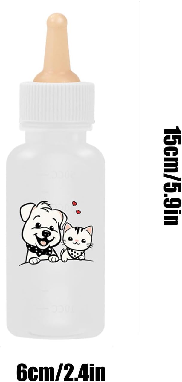 Kitten Feeding Bottle - Cat Bottles for Kittens,Puppy Milk Feeder, Feeding and Watering Supplies, Portable for Indoor Outdoor Small Animals