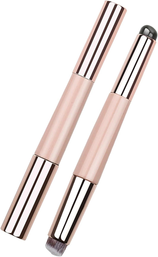 Silicone Lip Brush, Portable Round Head Oil Brush, Soft Makeup Applicator Tool, Multi-Purpose Lipstick Gloss, Essential Makeup Accessories for Daily Use and Travel