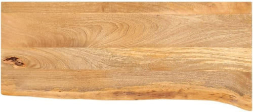 Natural Mango Wood Tabletop 80 x 30 x 2,5 cm, Solid Wood Dining Surface for Restaurant, Living Room, Office - Stylish Table Board, Durable Furniture Top