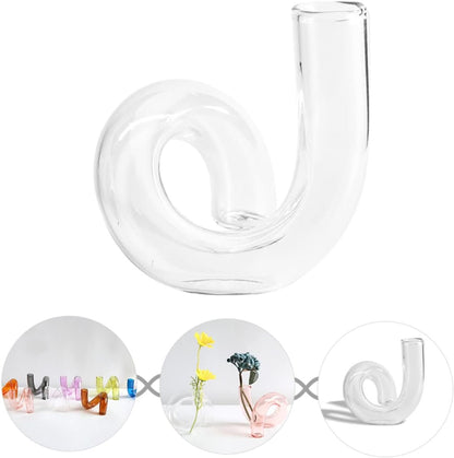 BESTOYARD Crystal Decor Vase Clear Vase Decor Plants Gadgets Home Objects Home Vase Plant Pot Dried Flower Pots Glass